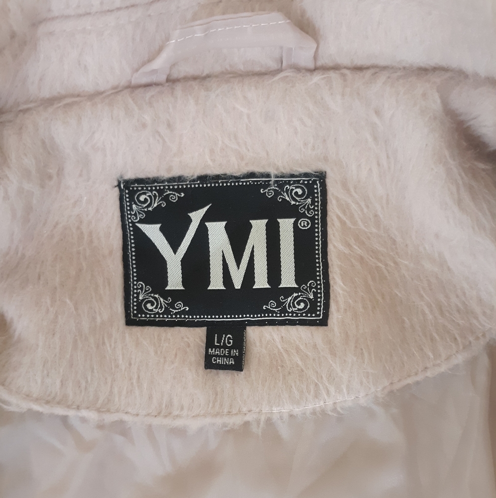 Ymi wool blend peacoat blush sz large - Picture 3 of 5